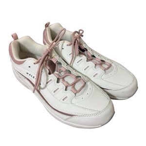 Easy Spirit Romy 32 Women’s Sz 9 M White Leather Walking Shoes Lace Up